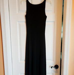 Lauren RL Black Slinky Dress
